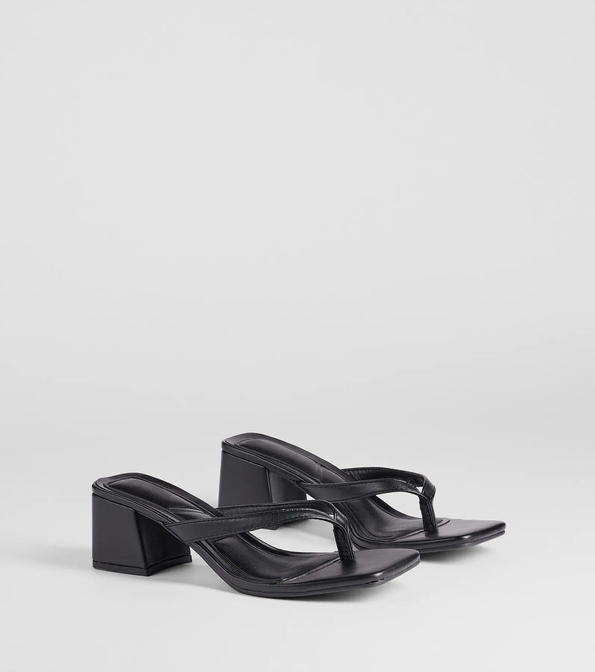 Elevated Chic Thong-Strap Mules