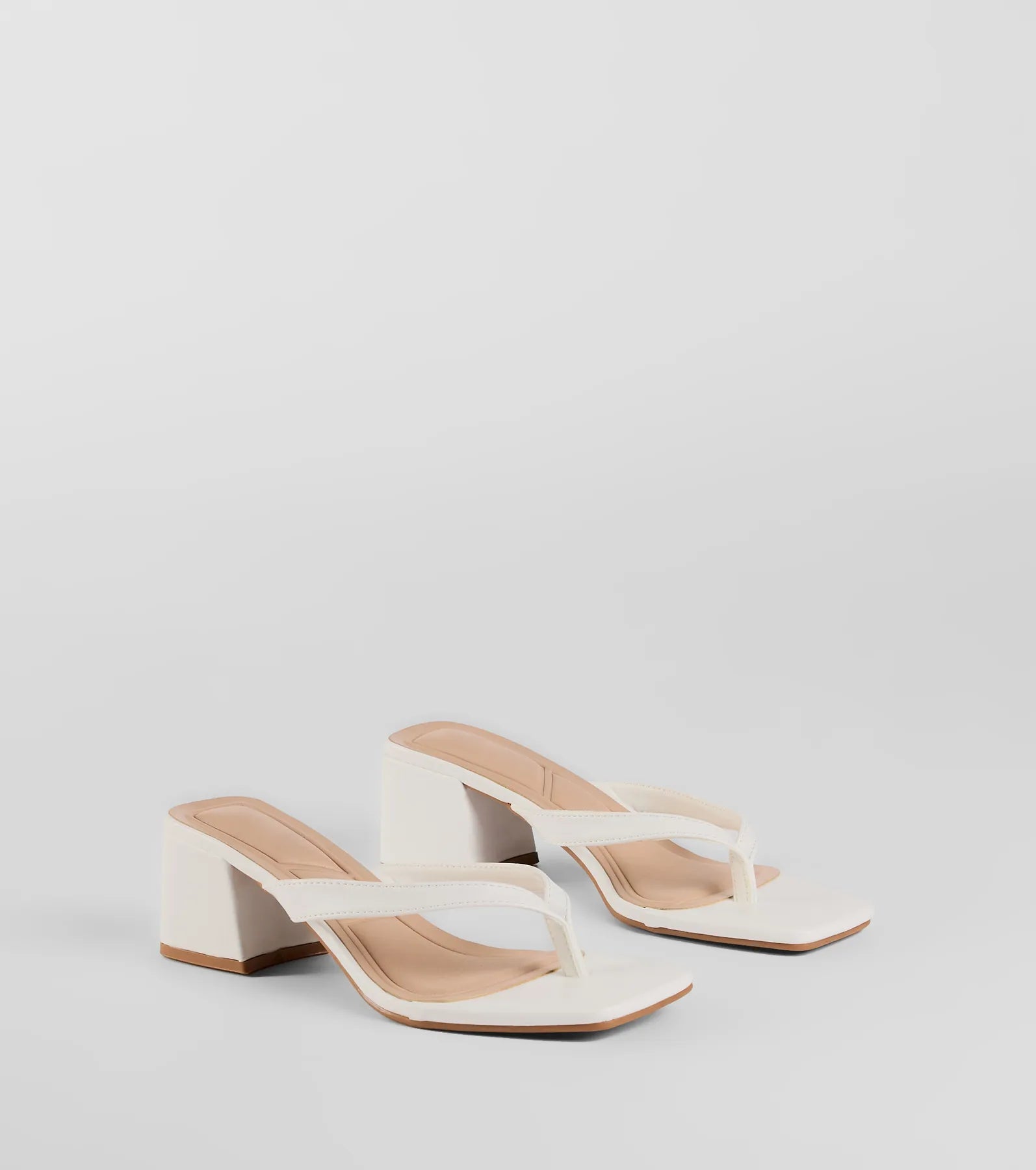 Elevated Chic Thong-Strap Mules