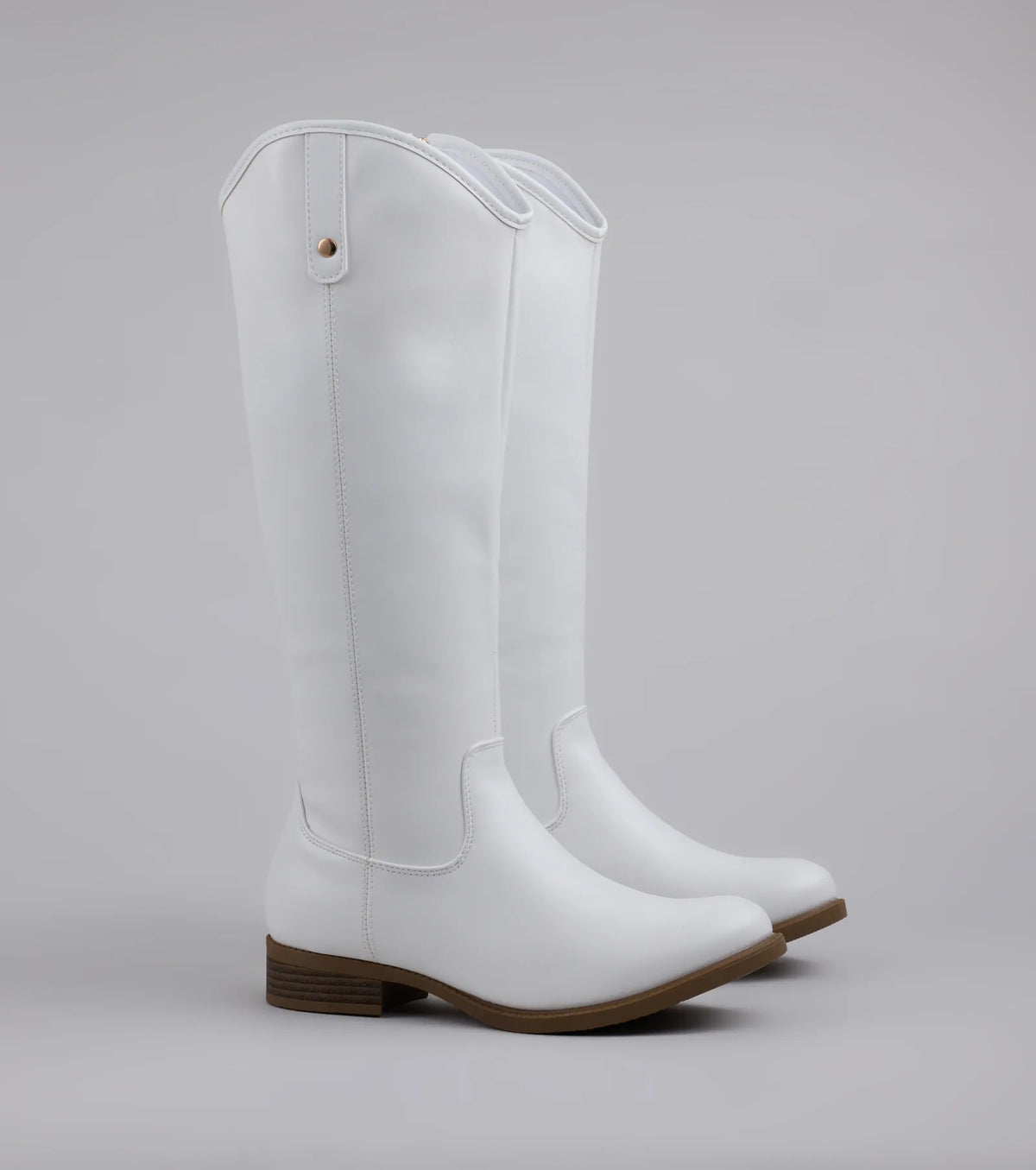 Polished Touch Under The Knee Riding Boots