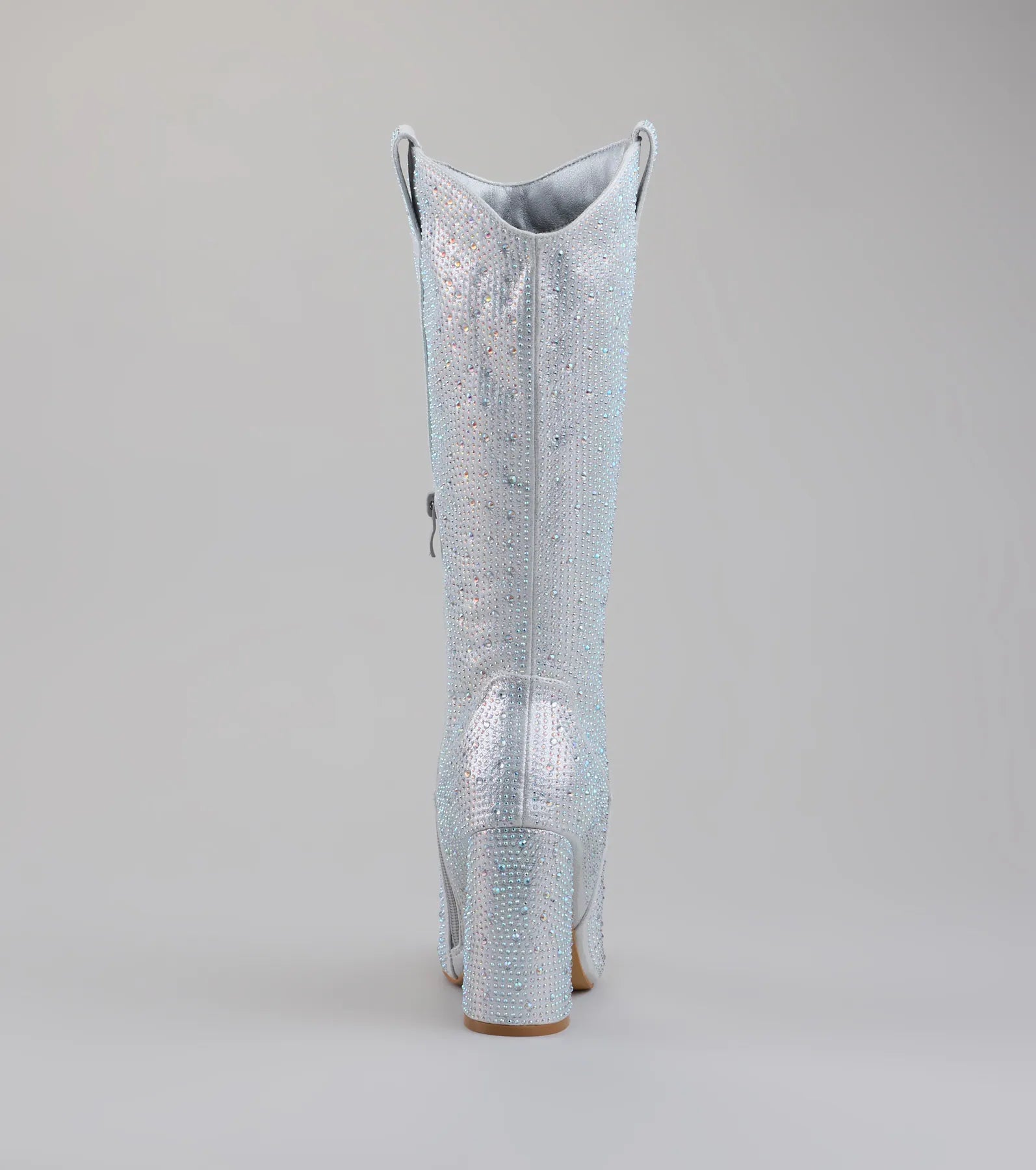 Total Glam Girl Rhinestone Knee-High Boots