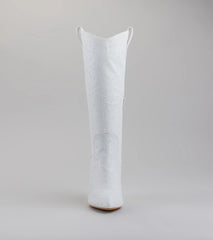 Chic Girl Era Pearl Knee-High Boots