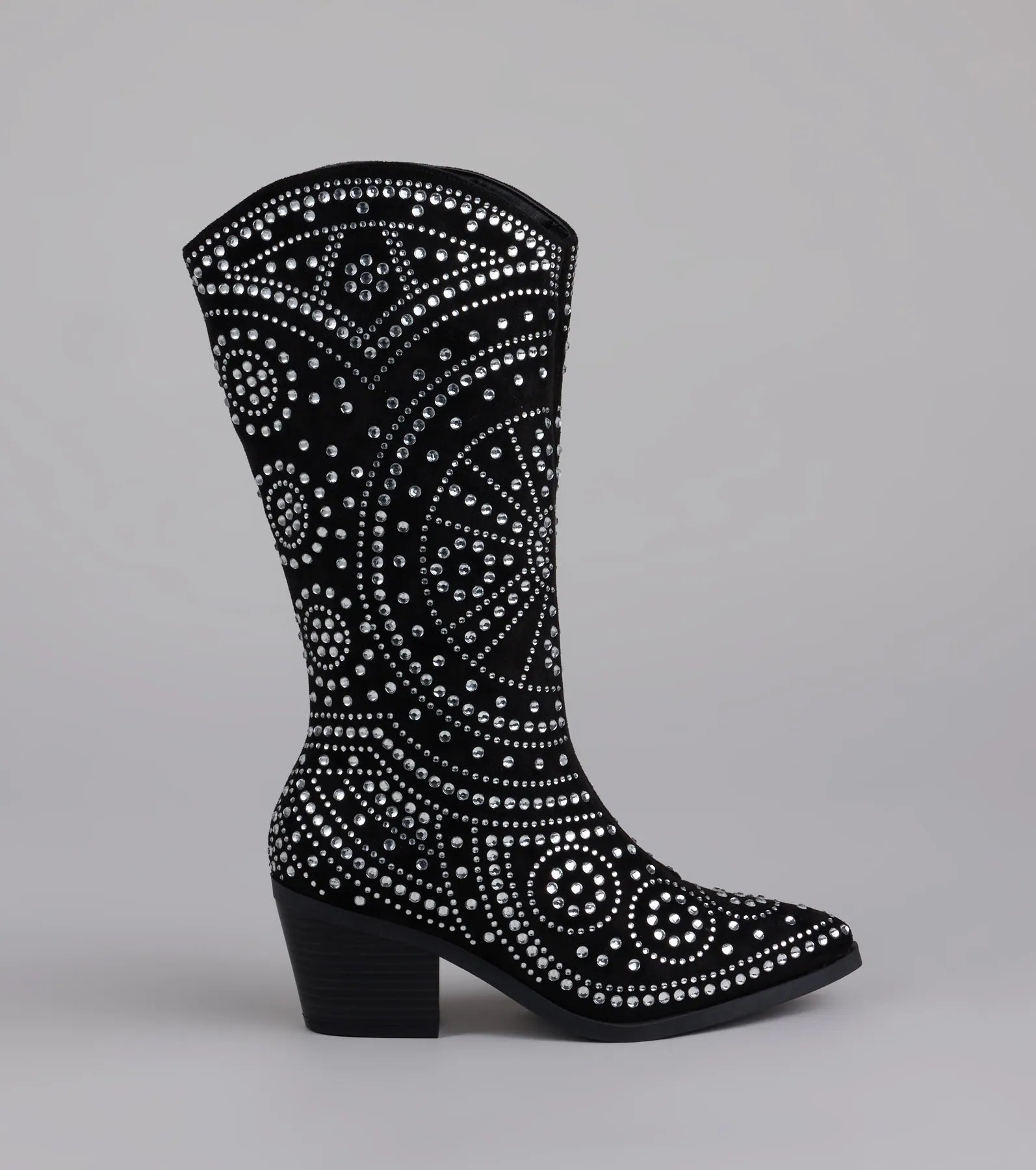 Glam Strut Rhinestone Cowboy Boots