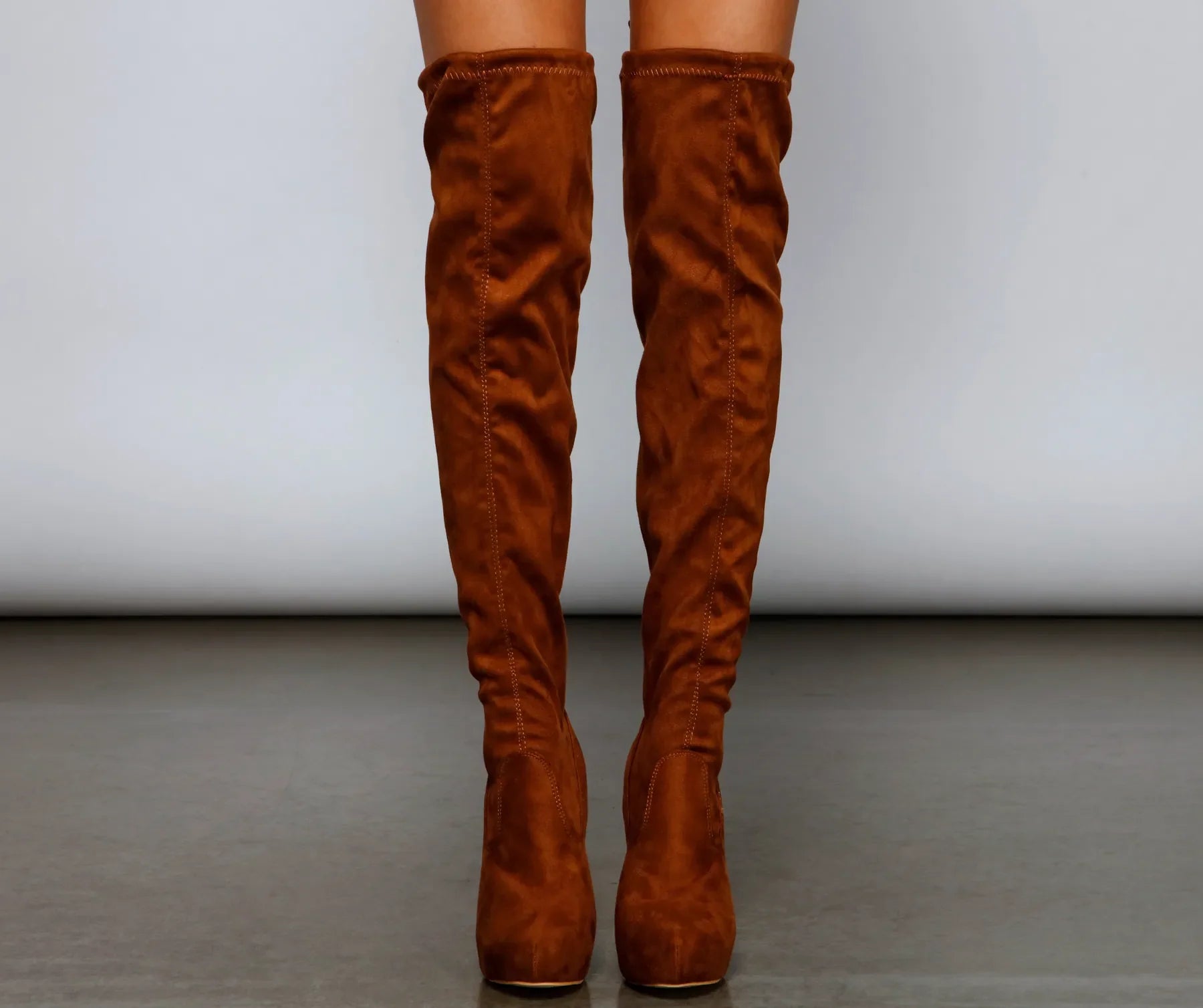 Fall Vibes Over-The-Knee Stiletto Boots