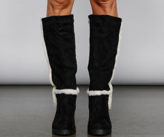 Chic And Cozy Sherpa Detailed Boots