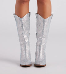 Country Diva Rhinestone Cowboy Boots