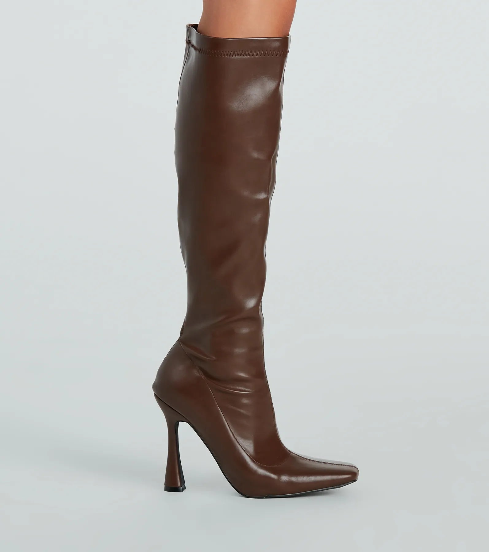 Perfect Day Faux Leather Under-The-Knee Boots