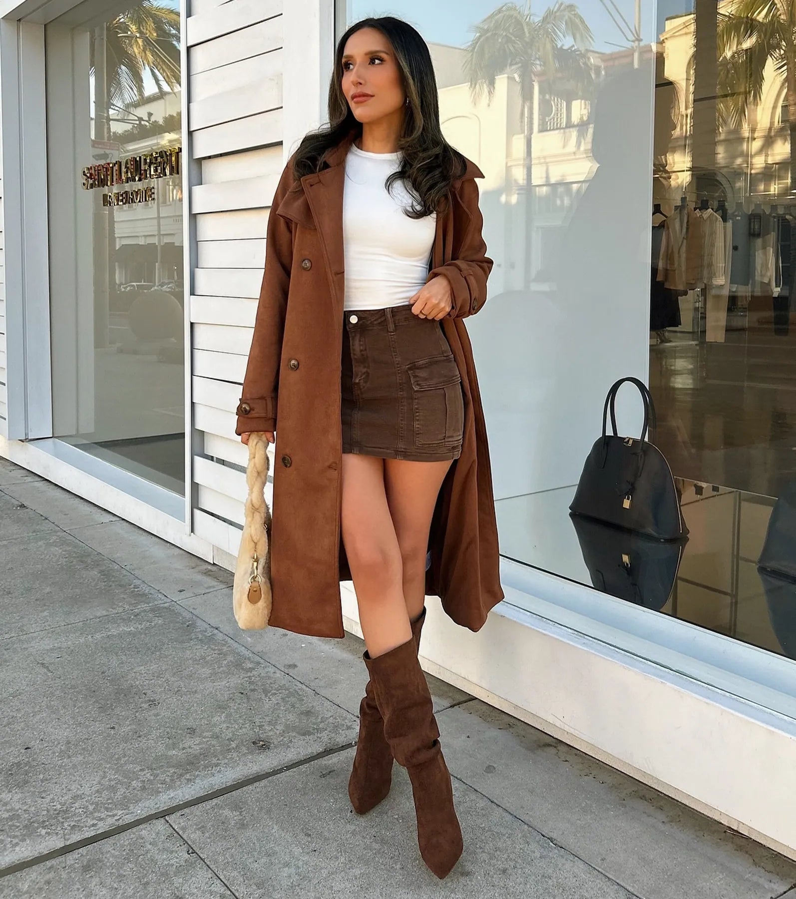 Runway Ready Under-The-Knee Scrunch Boots