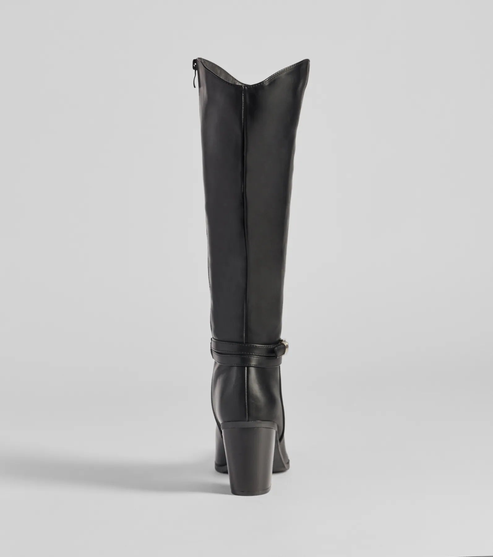 Strut The Streets Under-The-Knee Faux Leather Boots