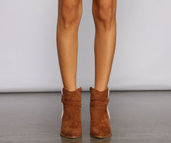 Cute And Cozy Faux Suede Booties