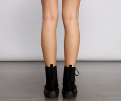 Stylishly Edgy Lug Sole Booties