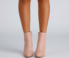 Favorite Kicks Pointed Toe Booties