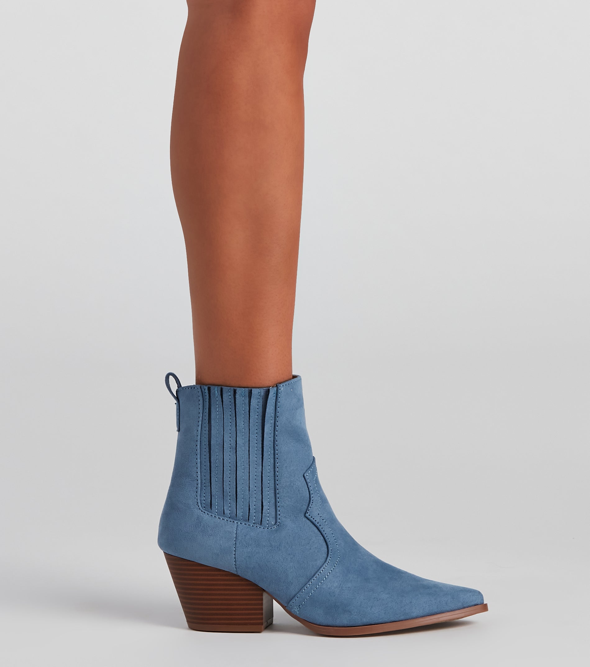 Cowgirl Digs Faux Suede Booties