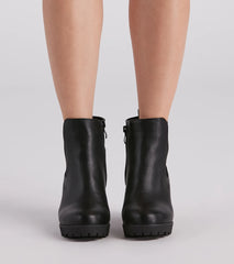Ultimate Trendsetter Lug Sole Booties