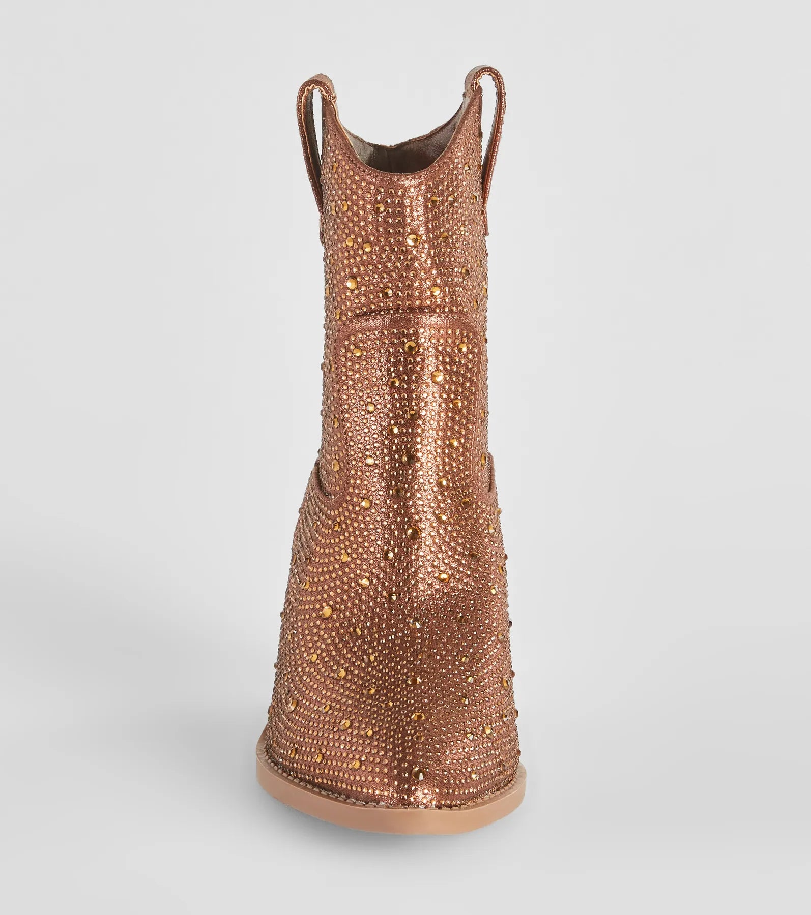 Glitzy Rhinestone Western Booties