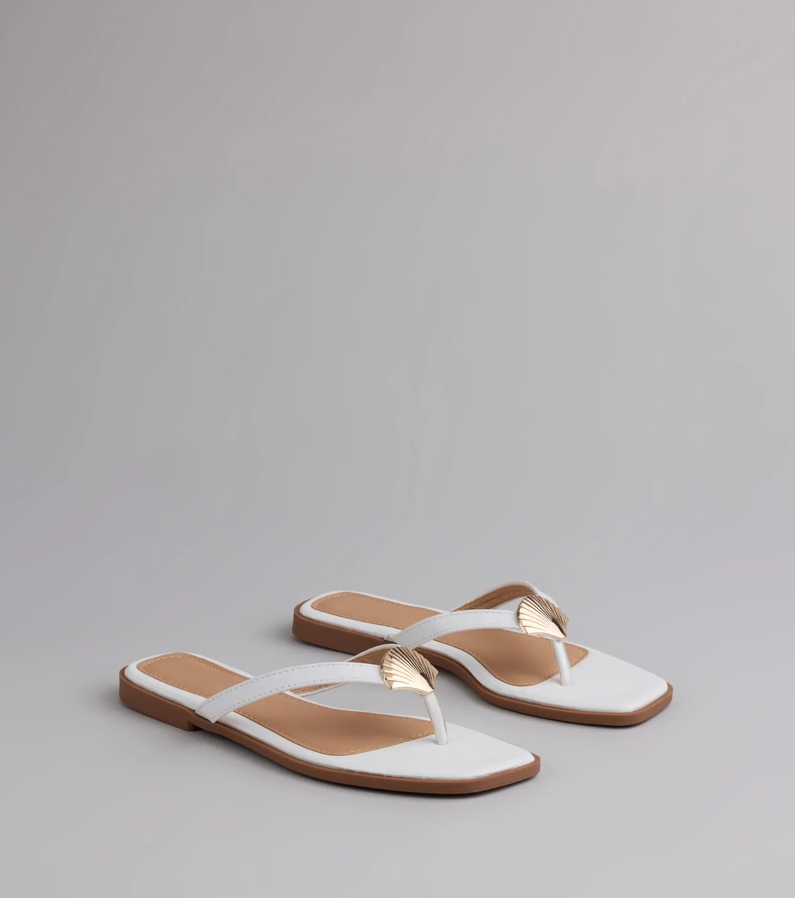 Golden Hour Seashell Sandals