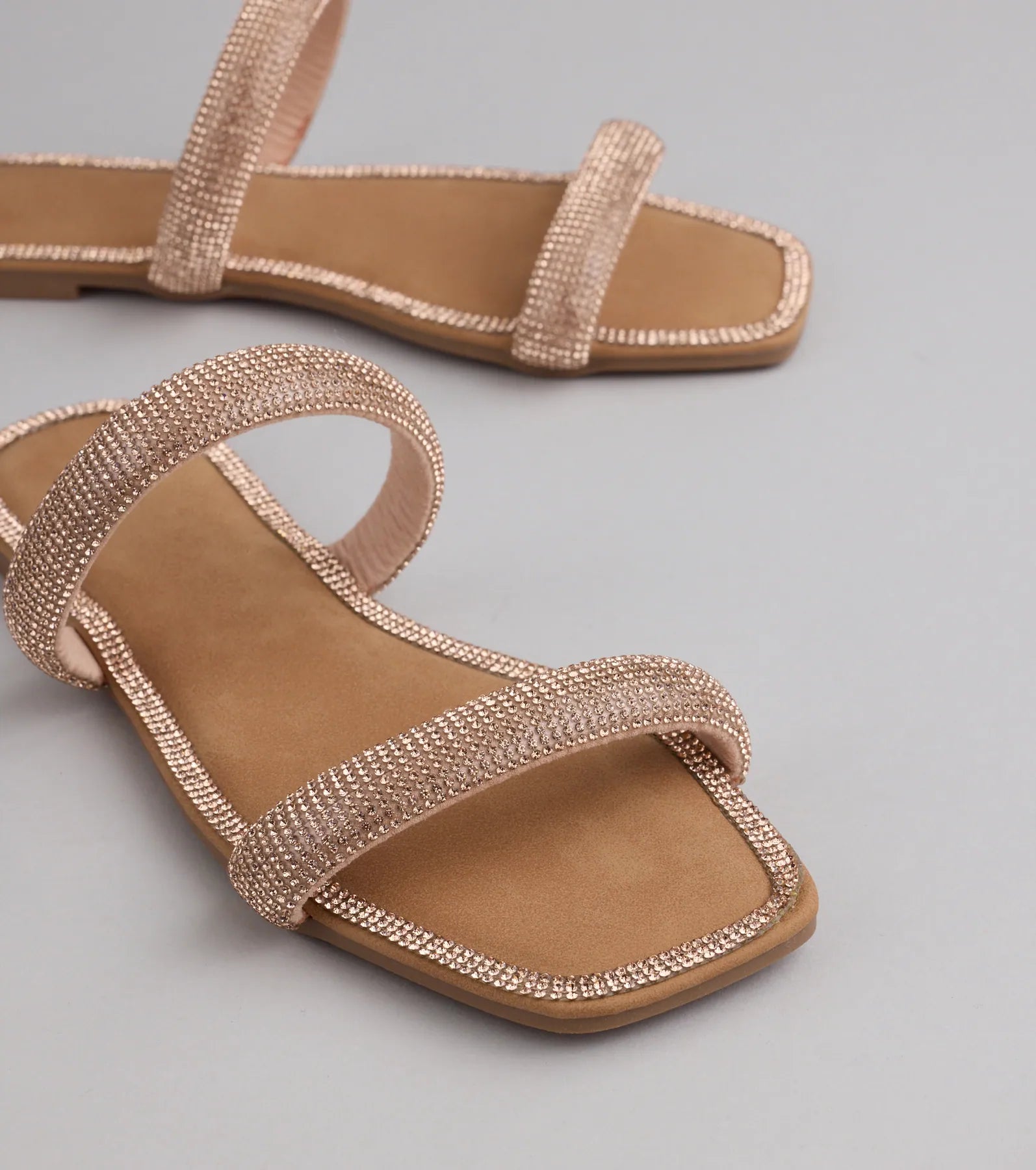 Step Into Glam Rhinestone Sandals