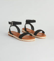 Resort Worthy Espadrille Flat Sandals