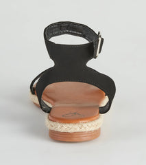 Resort Worthy Espadrille Flat Sandals