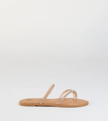 Always Shining Rhinestone Strappy Sandals