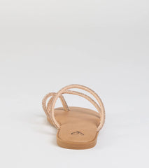 Always Shining Rhinestone Strappy Sandals