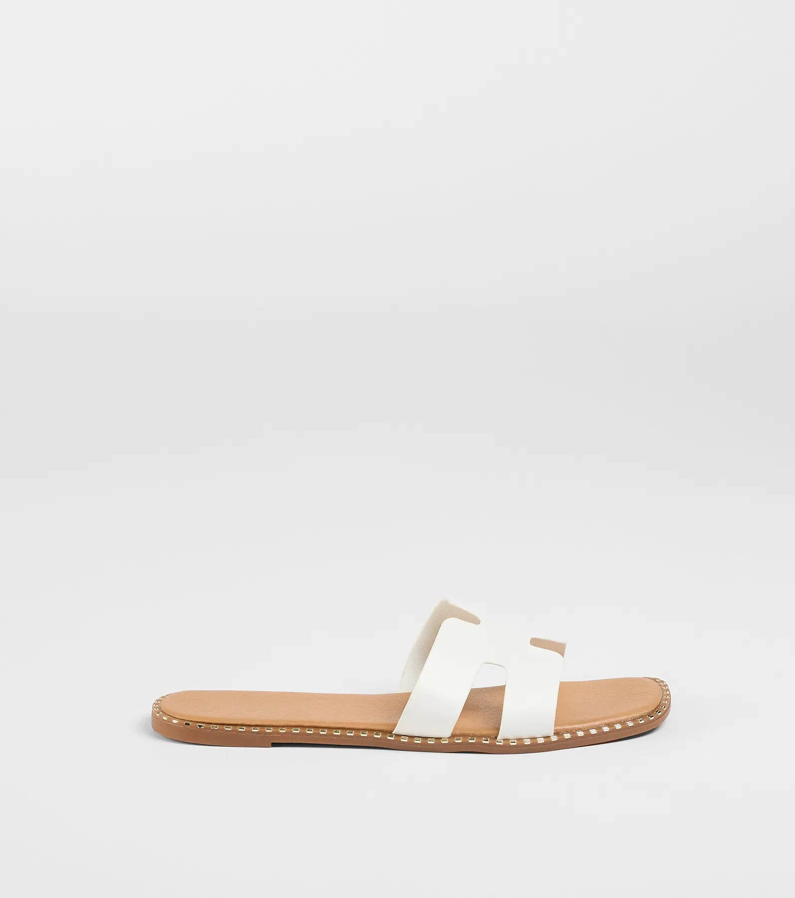 Simply Chic Cutout Strap Flat Sandals