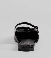 Adorable Essentials Slingback Mary Jane Flats