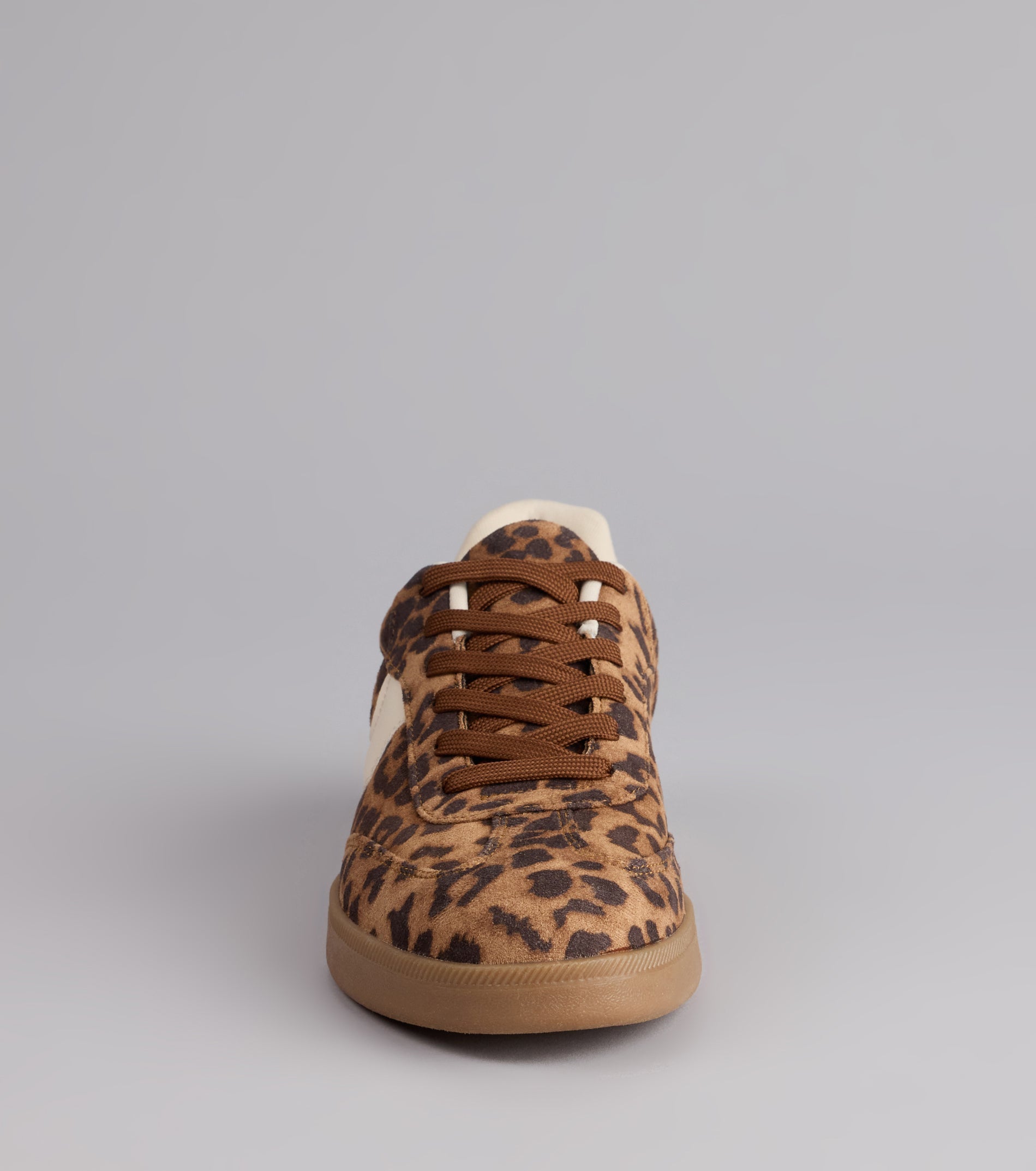 Wild Stride Suede Leopard Sneakers