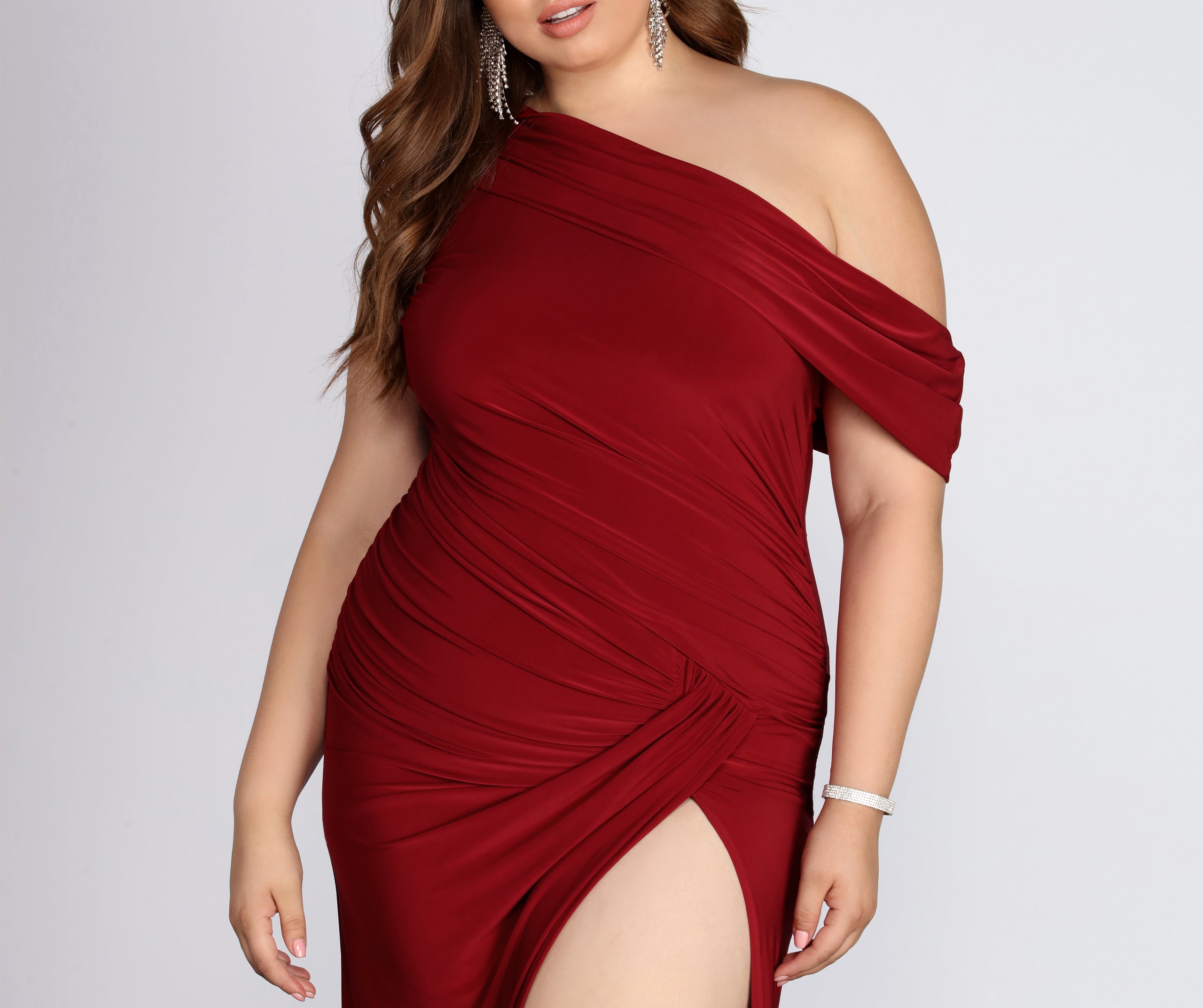 Plus Kaleigh Off Shoulder Dress