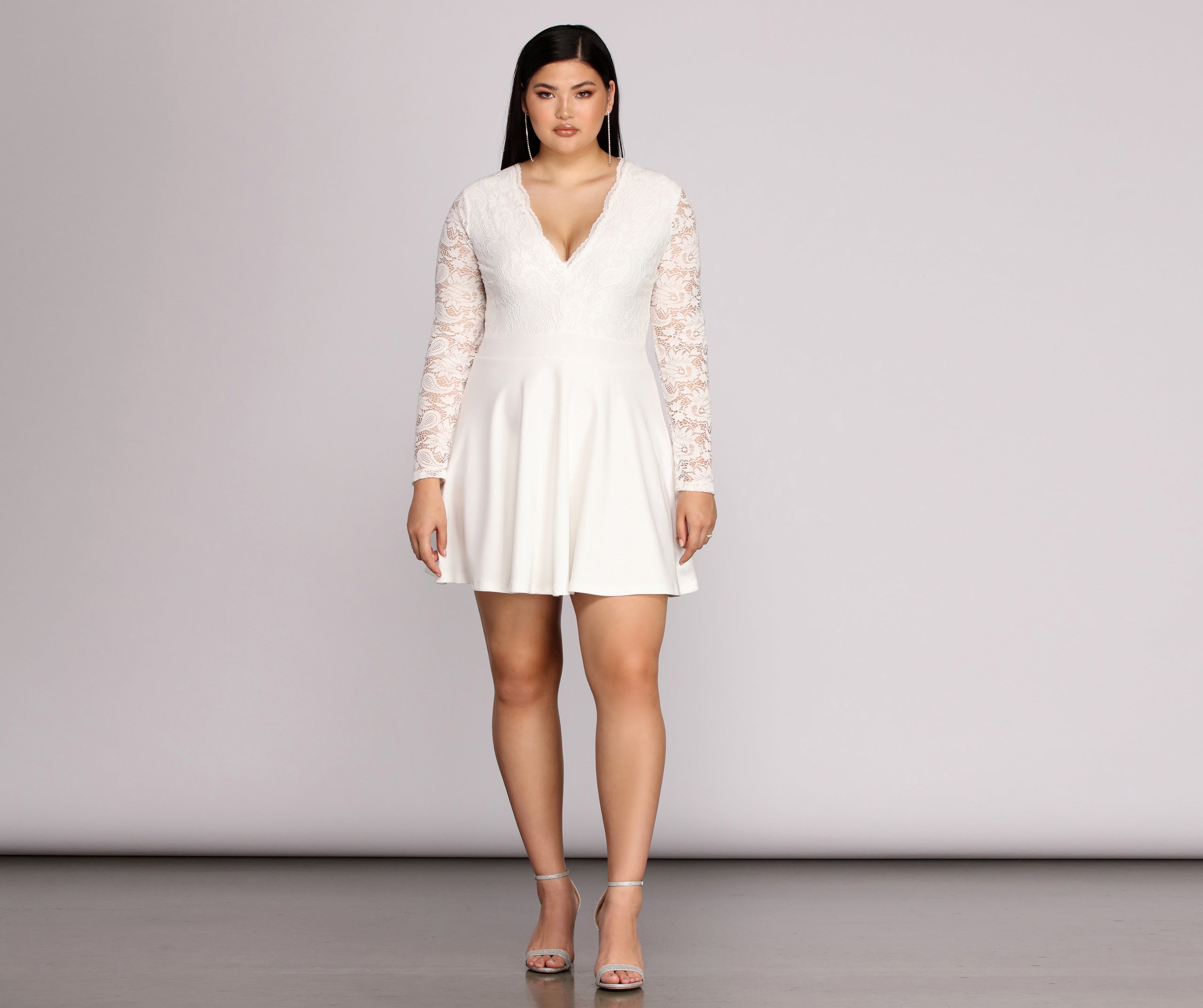 Plus La La Lace Dress